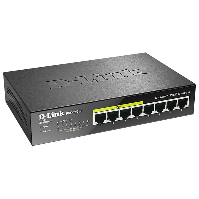 D-link Switch Desktop 8porte 10-100-1000 P