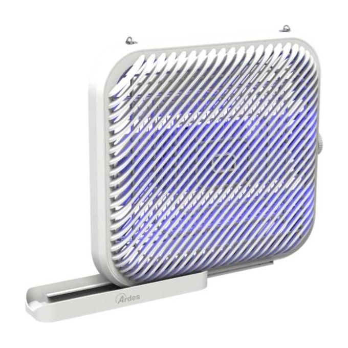 Ardes AR6S18 Zanzariera e Uccidi-insetti Automatico Insetticida con 2 Lampade da 8 W per Ambienti fino a 50 m² colore Bianco