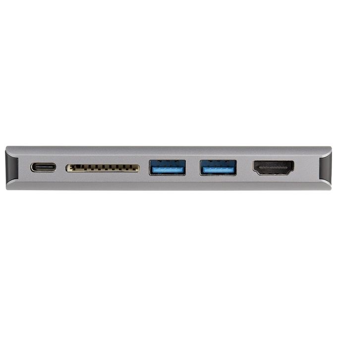StarTech.com DKT30CHVAUSP Mini Dock USB-C HDMI 4K VGA 1080p Hub USB 3.0 SD GbE Audio PD 100W colore Nero Grigio