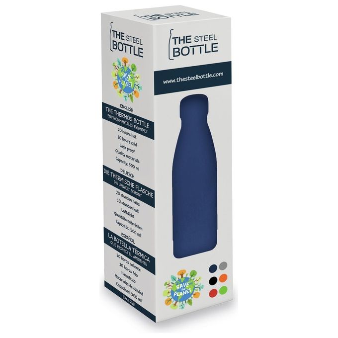 Steel Bottle Bottiglia Termica 500ml 70mmx245mm Blu