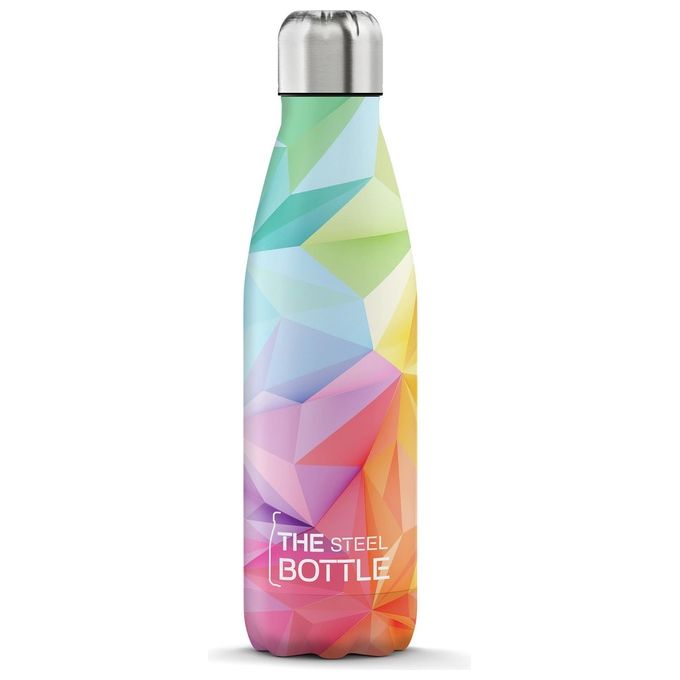 Steel Bottle Geometric Color Bottiglia Termica 500ml 70mmx245mm