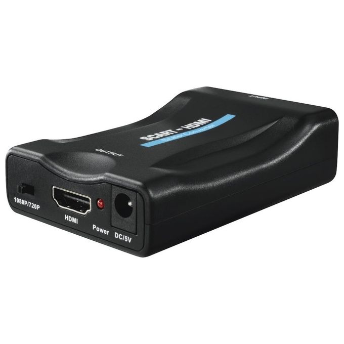 Hama 00121775 Convertitore Video SCART HDMI Full HD 1080p alimentazione USB colore Nero