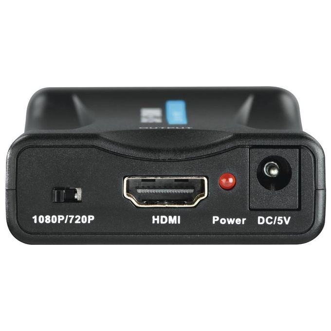 Hama 00121775 Convertitore Video SCART HDMI Full HD 1080p alimentazione USB colore Nero