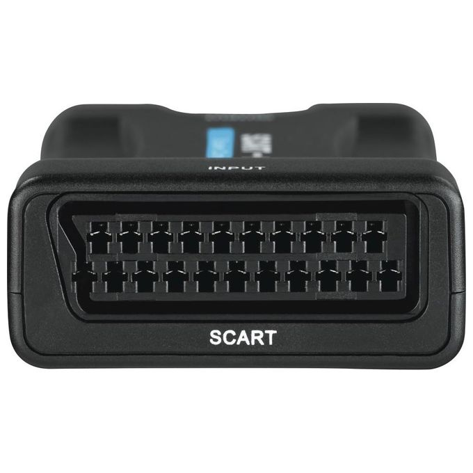 Hama 00121775 Convertitore Video SCART HDMI Full HD 1080p alimentazione USB colore Nero