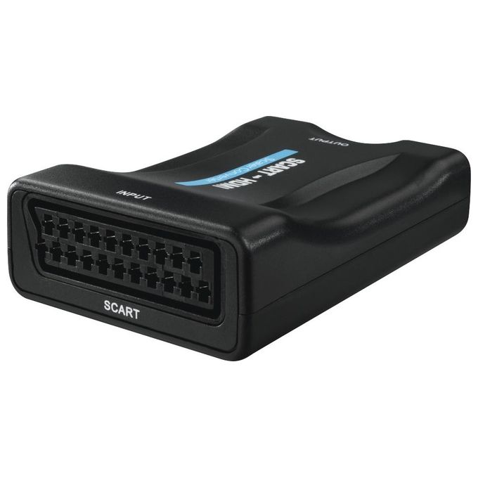 Hama 00121775 Convertitore Video SCART HDMI Full HD 1080p alimentazione USB colore Nero
