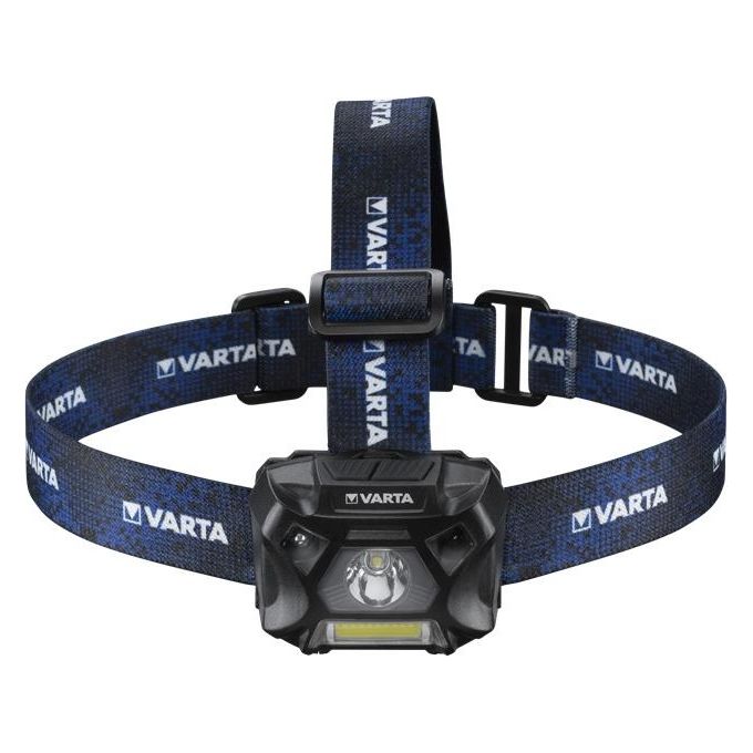 Varta Work Flex Motion Sensor H20 Torcia a Fascia Nero-Blu Led