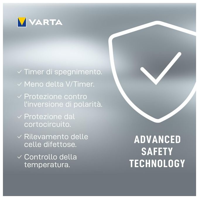 Varta Lcd Plug Charger+ Batteria per Uso Domestico AC