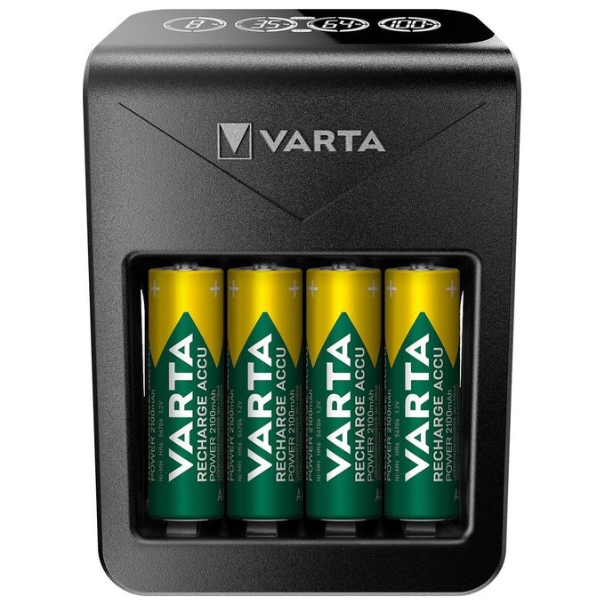 Varta Lcd Plug Charger+ Batteria per Uso Domestico AC