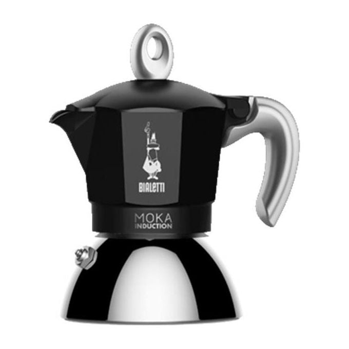 Bialetti Moka Induction 2 Tazze Nero