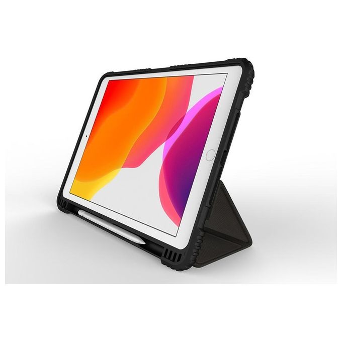 Cygnett CY3076CPWOR Workmate Custodia per iPad 10.2'' con Porta Apple Pencil TPU TPE protezione antiurto colore Nero Antracite