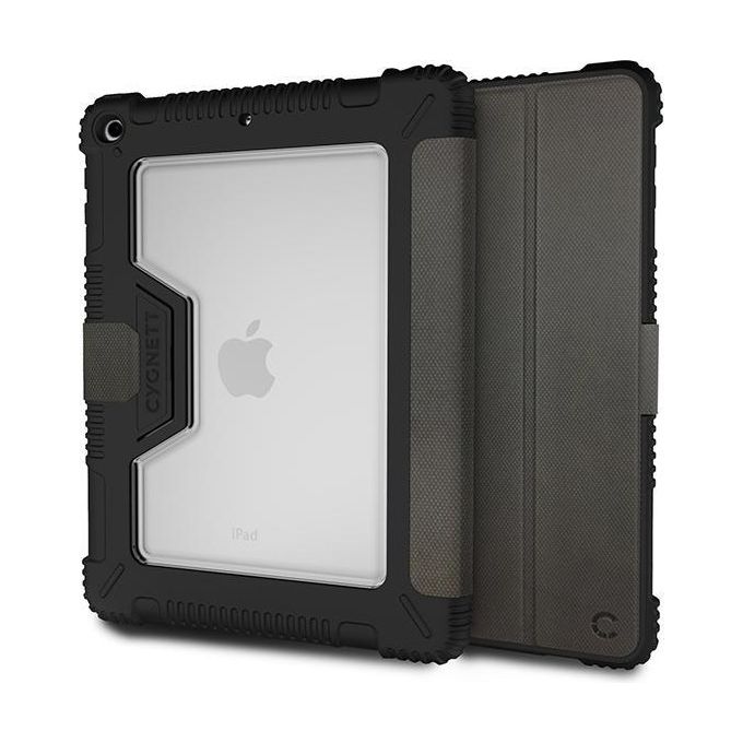 Cygnett CY3076CPWOR Workmate Custodia per iPad 10.2'' con Porta Apple Pencil TPU TPE protezione antiurto colore Nero Antracite