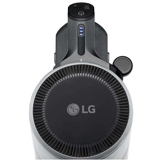 LG A9K-CORE3S CordZero Aspirapolvere a bastone senza fili Kompressor 1,05 L 260 W 120 min 83 dB Wi-Fi colore Argento