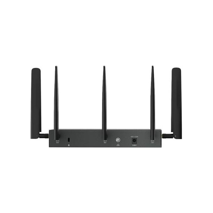 TP-Link ER706W-4G Omada Router VPN Gigabit Wi-Fi 6 AX3000 Dual Band 4G+ Cat6 Slot SIM 6 porte Gigabit colore Nero