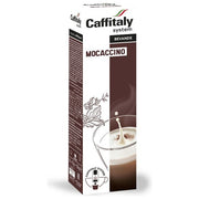 Caffitaly MISC.763R Mocaccino Capsule Caffe' 10 pz Sistema Caffitaly Intensita' 5 Gusto Cacao e Crema di Latte