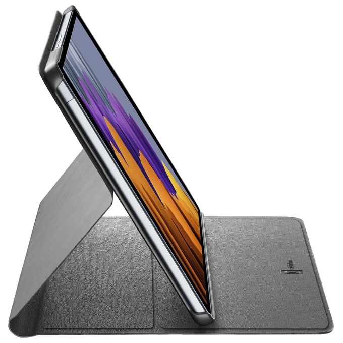 Cellularline FOLIOGTABS9FEPL12K Folio Custodia a libro per Samsung Galaxy Tab S9 FE+ Ecopelle Stand 3 livelli Sleep Wake colore Nero