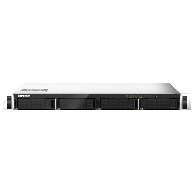 Qnap TS-435XEU-4G NAS Rack 1U 4 Bay Marvell CN9131 Quad Core 4 GB DDR4 2x 10GbE SFP+ 2x 2.5GbE colore Nero
