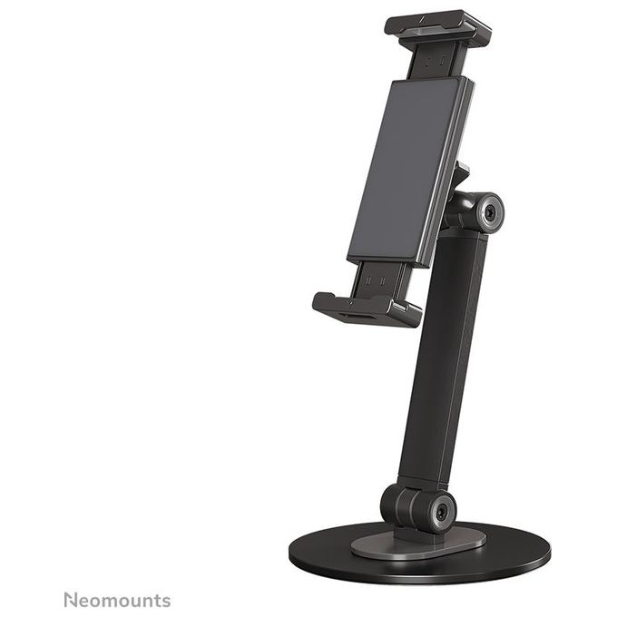 Neomounts DS15-540BL1 Supporto per Tablet Universale Regolabile 360° Altezza 330 mm Rotazione 104° Inclinazione 270° colore Nero