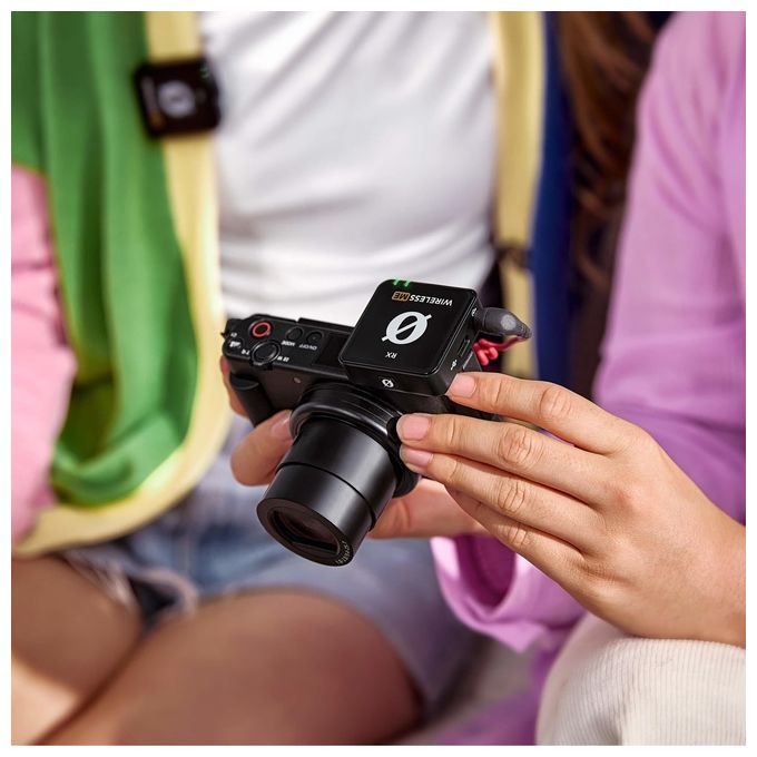 Røde WIRELESS ME Sistema Microfono Wireless Ultracompatto GainAssist portata 100m 7h batteria colore Nero