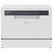 Candy CP 6E51LW RapidO Lavastoviglie Compatta 6 coperti Classe E 51 dB 5 programmi (44x55x50 cm) colore Bianco