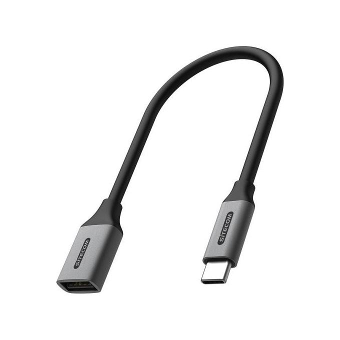 Sitecom Cavo Adattatore USB C a USB A Grigio e Nero
