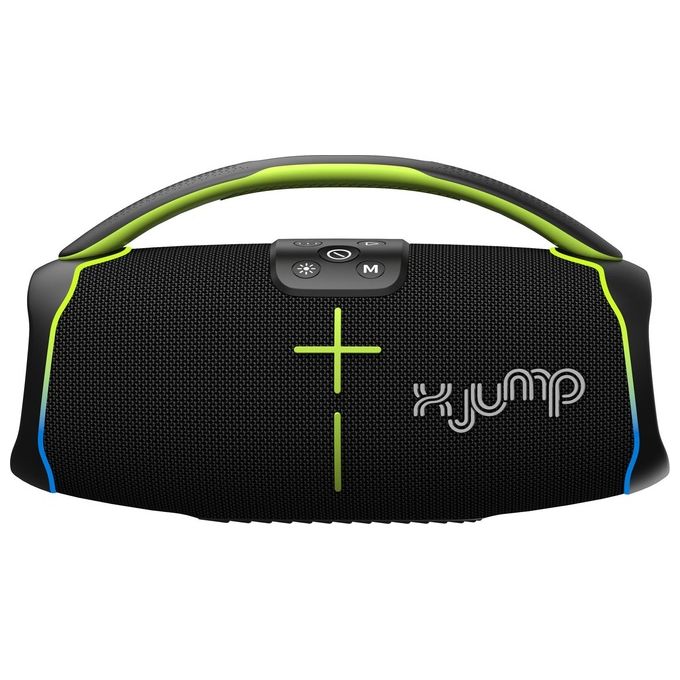 X JUMP XJ150BK Cassa Bluetooth Portatile Stereo 60W TWS IPX5 Microfono colore Nero