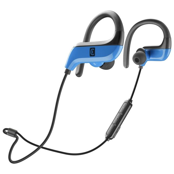 Cellularline BTRACERB Racer Auricolari Bluetooth Sport In-Ear Stereo IPX5 8h autonomia colore Blu