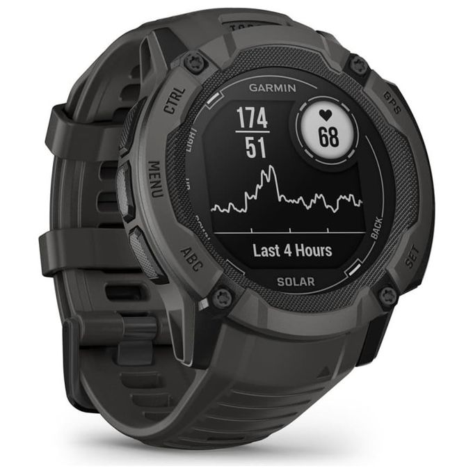 Garmin 010-02805-00 Instinct 2X Solar Orologio sportivo GPS Glonass Galileo Touch screen Solar 50 mm colore Grafite