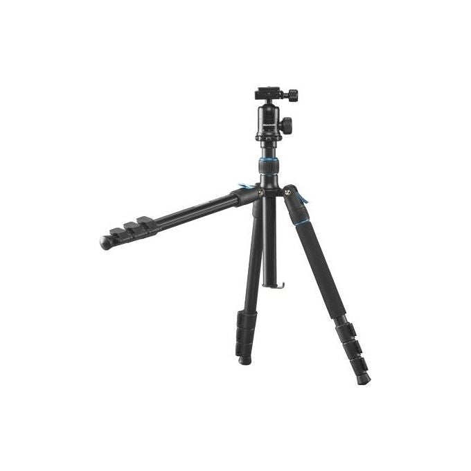 Cullmann 63831 Rondo Treppiede in Alluminio con Testa a Sfera RB6.5 Convertibile in Monopiede Altezza Massima 135 cm colore Nero