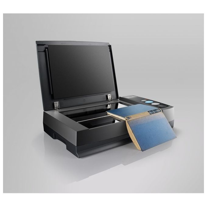 Plustek 356995 OpticBook 3800L Scanner Piano A4 CCD LED 1200x1200 DPI USB 2.0 7 sec compatibile Mac colore Nero