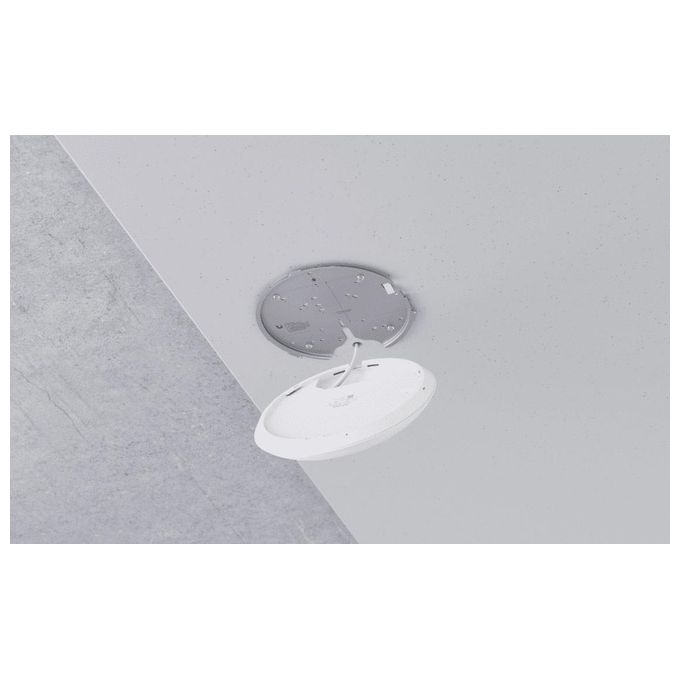 Ubiquiti U7-PRO Access Point WiFi 7 Tri-Band 2.4 5 6 GHz 5800 Mbit-s MU-MIMO PoE 140 m² colore Bianco