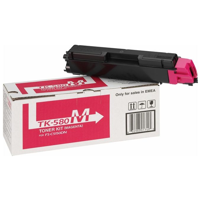 Kyocera Mita Toner Magenta Tk-580m X Fs-c5150dn