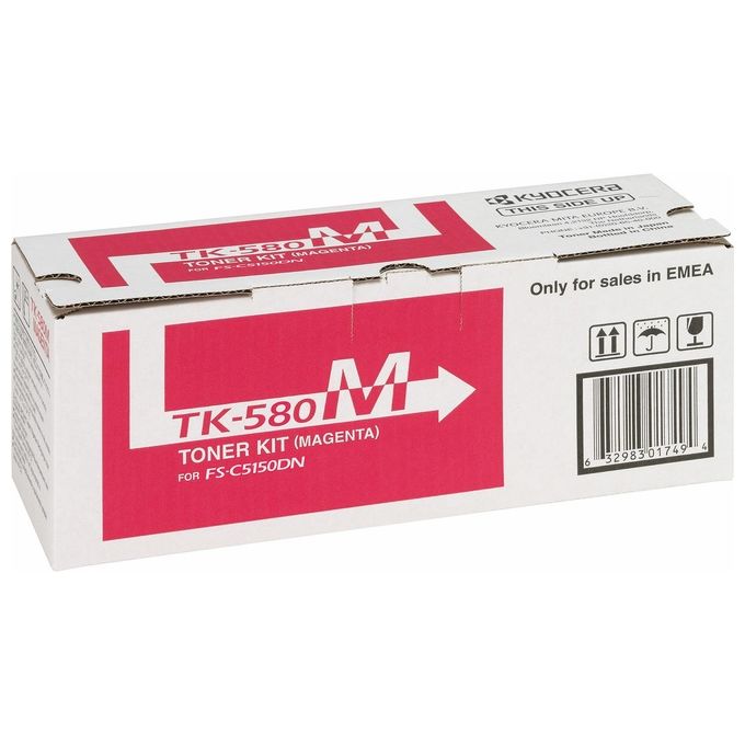 Kyocera Mita Toner Magenta Tk-580m X Fs-c5150dn