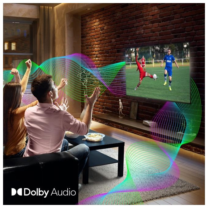 Thomson 32QG4S14 Smart TV 32'' QLED Full HD Google TV Dolby Audio Triple Tuner Wi-Fi Bluetooth 5.1 colore Nero