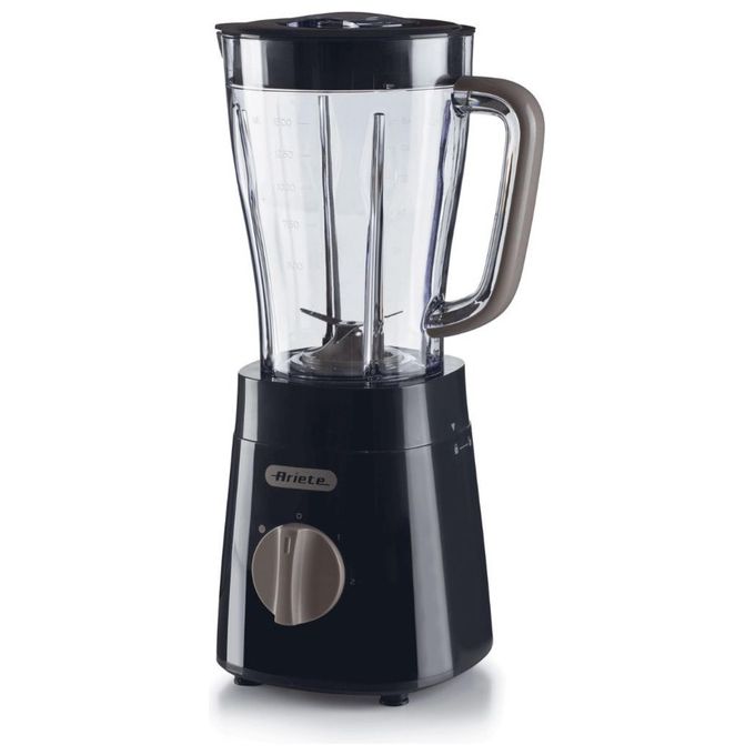 Ariete 00C057603AR0 Breakfast Frullatore da tavolo 500W 4 lame acciaio inox 1,5 L 2 velocita' Funzione Pulse colore Grigio