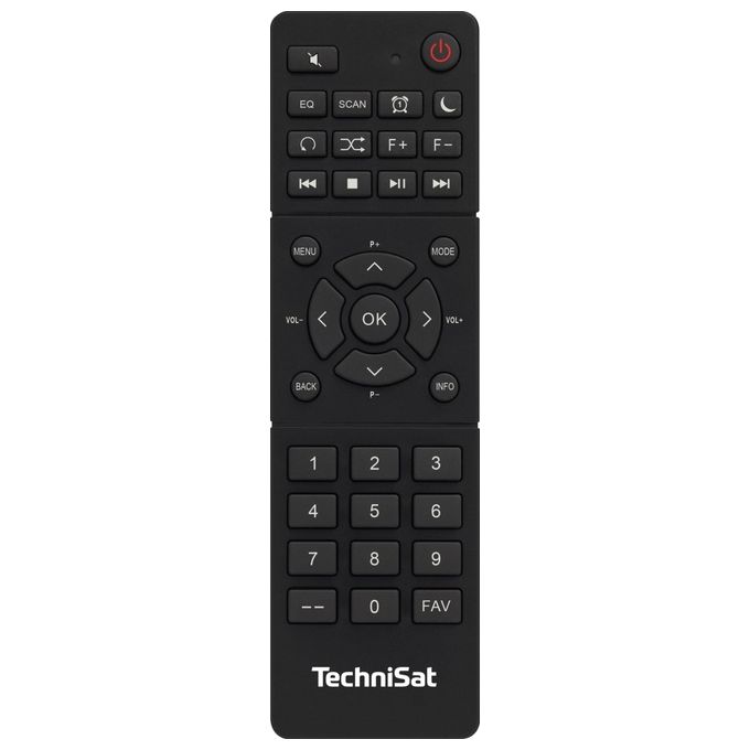 TechniSat 0000-3945 DIGITRADIO 10 C Ricevitore radio DAB+ FM con display TFT 2,8 pollici Bluetooth e telecomando colore Nero Argento