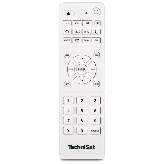 TechniSat 0001-3948 DIGITRADIO 370 CD BT Radio digitale stereo con DAB+ FM Bluetooth lettore CD USB AUX display a colori 10 W colore Bianco