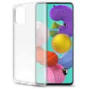 Celly Cover Trasparente per Samsung Galaxy A51 in Silicone Gelskin TPU Flessibile Antiurto e Antigraffio