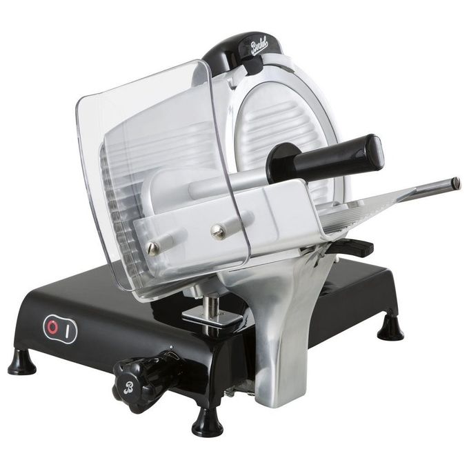Berkel Red Line RL 250 - Affettatrice lama 25 cm, Potenza elevata, Spessore regolabile, Lama in acciaio cromato, Sicurezza professionale, Colore Nero