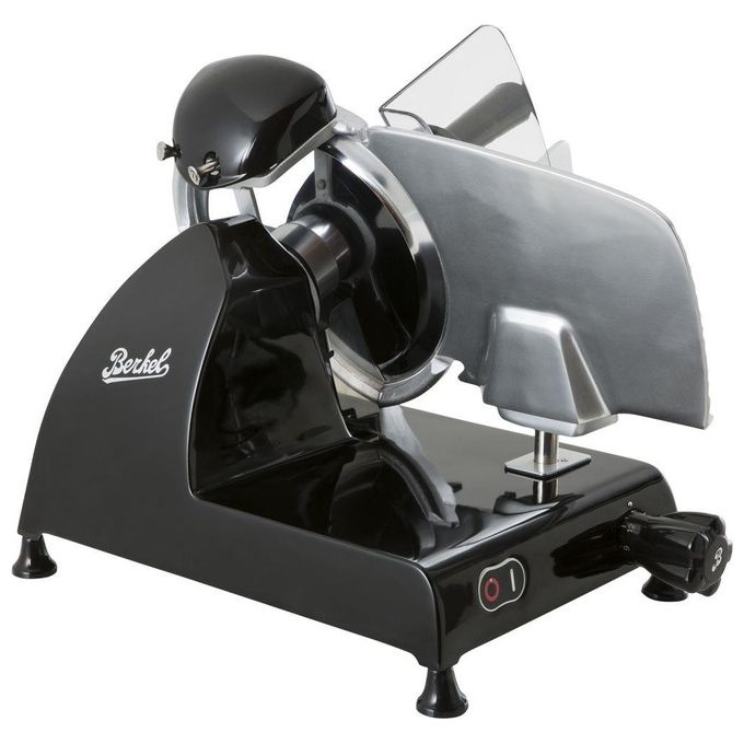 Berkel Red Line RL 250 - Affettatrice lama 25 cm, Potenza elevata, Spessore regolabile, Lama in acciaio cromato, Sicurezza professionale, Colore Nero