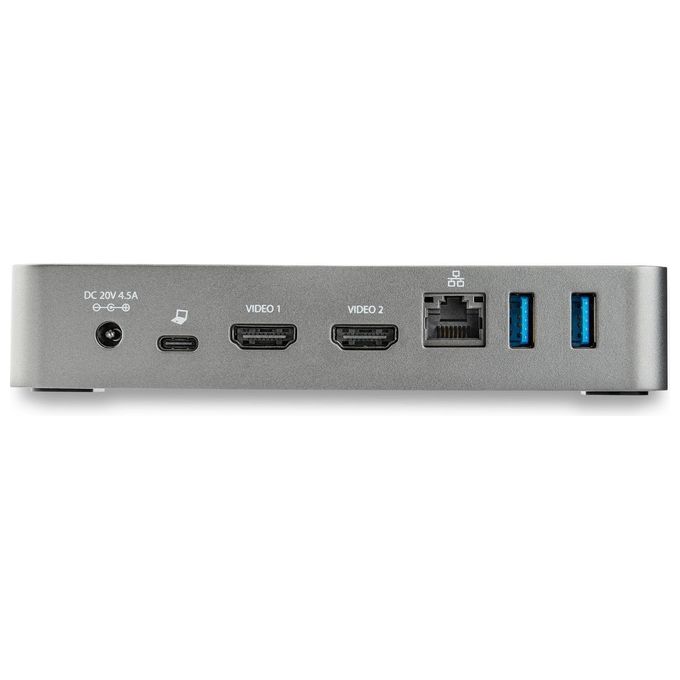 Startech Docking Station Usb-C per Due Monitor Hdmi con Tecnologia Power Delivery A 60 W.
