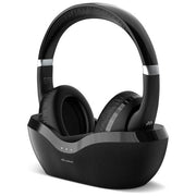 Meliconi 497338 HP Flash Base Cuffie TV a Padiglione Bluetooth 5.3 Wireless Autonomia 75h Base di Ricarica USB-C colore Nero