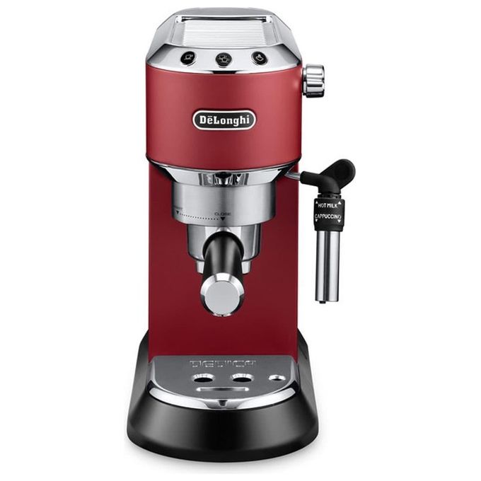 DeLonghi EC685.R Dedica Style Macchina da Caffe' Sistema Manuale Potenza 1300 W Capacita' 1,1 Litri Thermoblock Cappuccino System Rosso