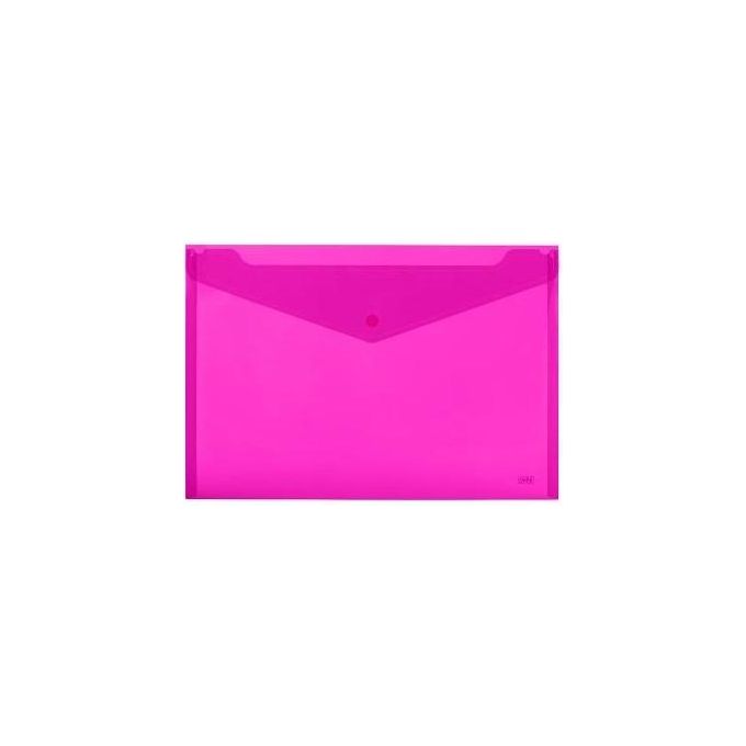 Lebez Confezione 3 Cartelline A4 Fluo con Botton