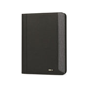 Niji Portablocco Formato A4 con Chiusura Cerniera Tessuto Nero Grigio City Time