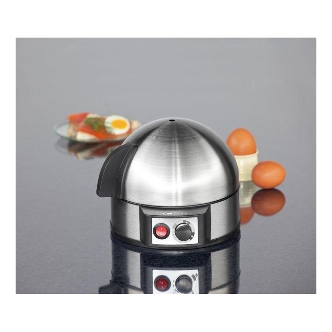 Clatronic EK 3321 Bollitore per 7 Uova in Acciaio Inox 400W
