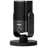 RØDE NT-USB MINI Microfono da Tavolo Condensatore Cardioide 24 bit 48 kHz USB-C 3.5 mm con Monitoraggio a Latenza Zero colore Nero