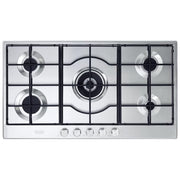 De Longhi SLF 590 LX Linea Slim-Lite Piano cottura a Gas 5 Fuochi Bruciatore Tripla Corona 90 cm Acciaio Inox