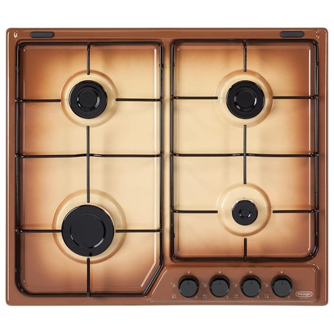 De Longhi FFT 46 ASV Linea Family Piano cottura a Gas 4 Zone 60 cm Terra di Francia