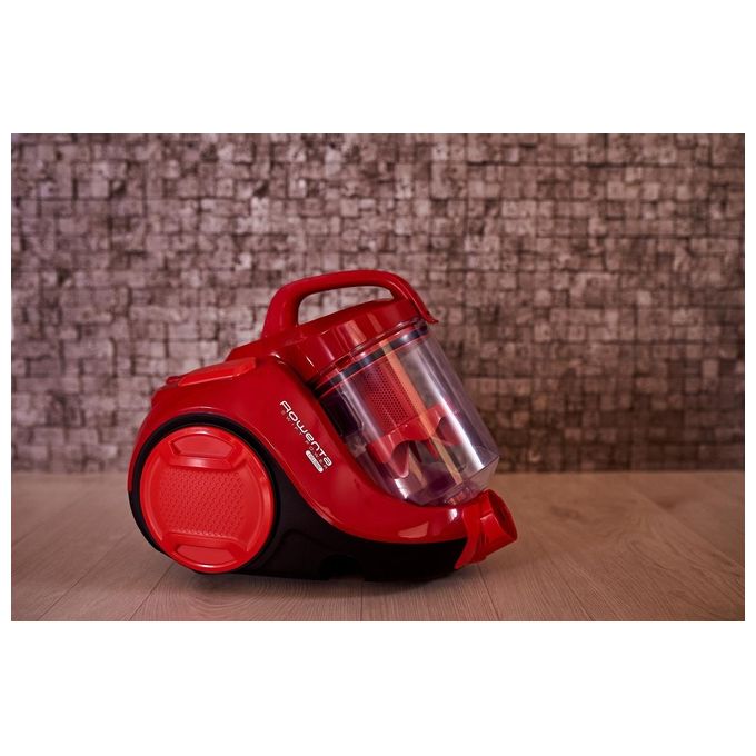 Rowenta RO2913EA Swift Power Cyclonic Aspirapolvere a Traino Senza Sacco Ciclonico 1,2 L 900 W 77 dB colore Rosso