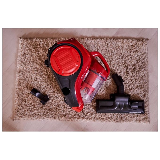 Rowenta RO2913EA Swift Power Cyclonic Aspirapolvere a Traino Senza Sacco Ciclonico 1,2 L 900 W 77 dB colore Rosso